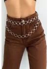 Kadın Silver Halka Zincir Kemer 1043-0009