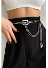 Kadın Silver Zincir Kemer 1043-0008