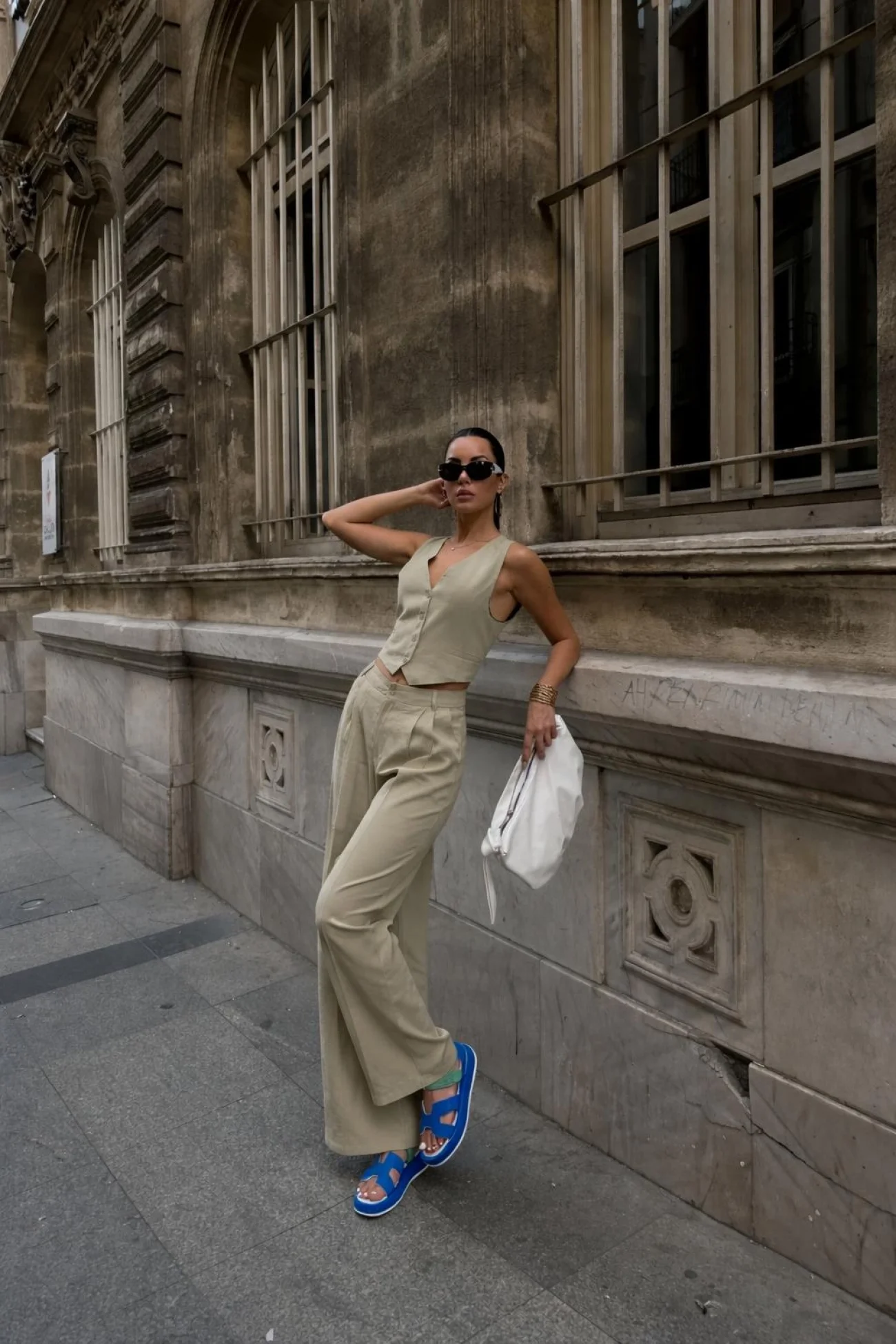 Kadın Vizon Yelek Pantolon Takım 0999-10042