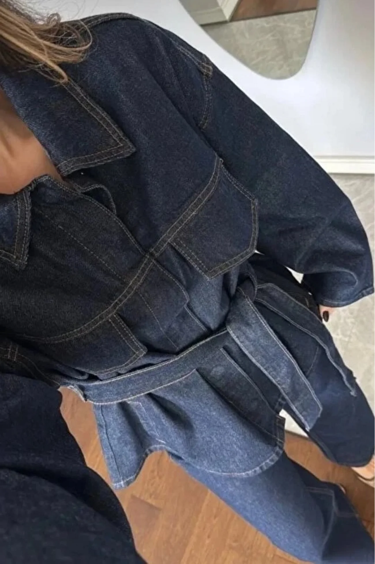 Kadın Mavi Kot Takım EKA-0071-240274