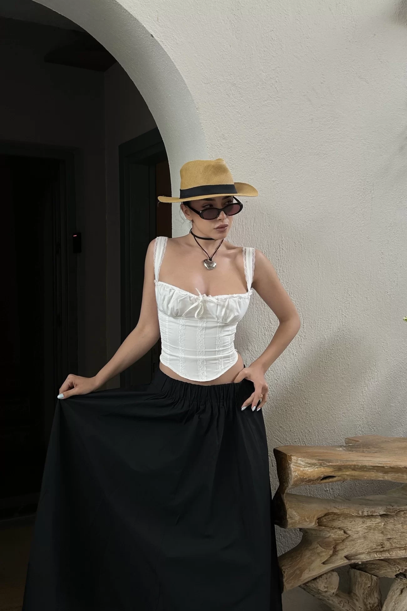 Kadın Beyaz Dantelli Büstiyer 1041-2555