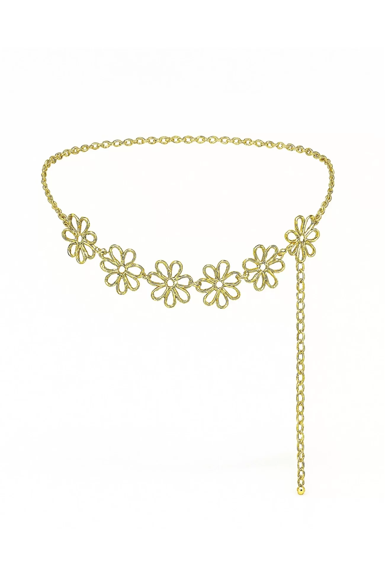 Kadın Gold Papatya Zincir Kemer 1043-0005