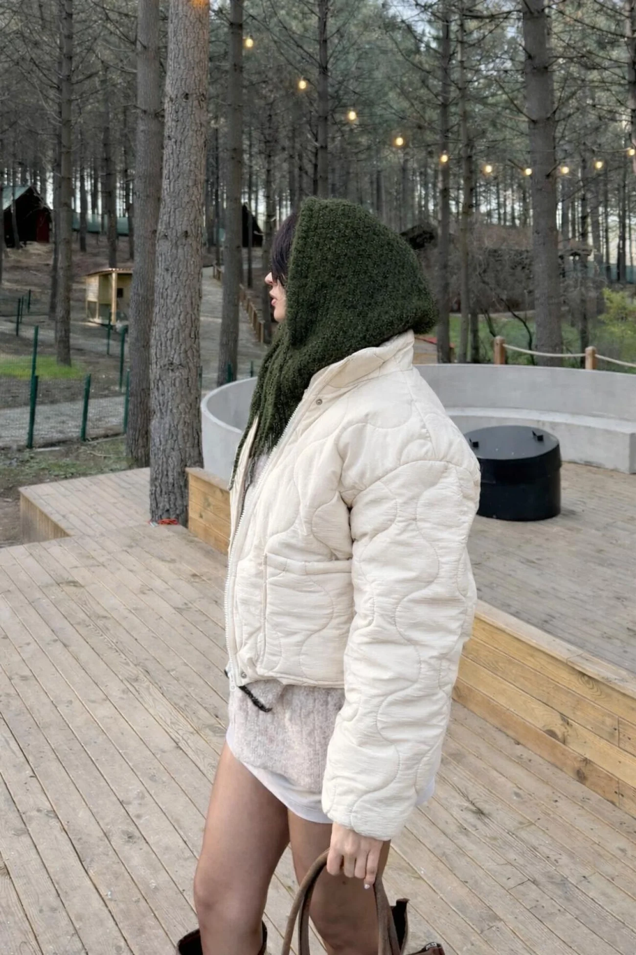 Kadın Haki Triko Balaklava Bere 594-14911 *Ön Sipariştir 12.01 Tarihinde Kargolanacak