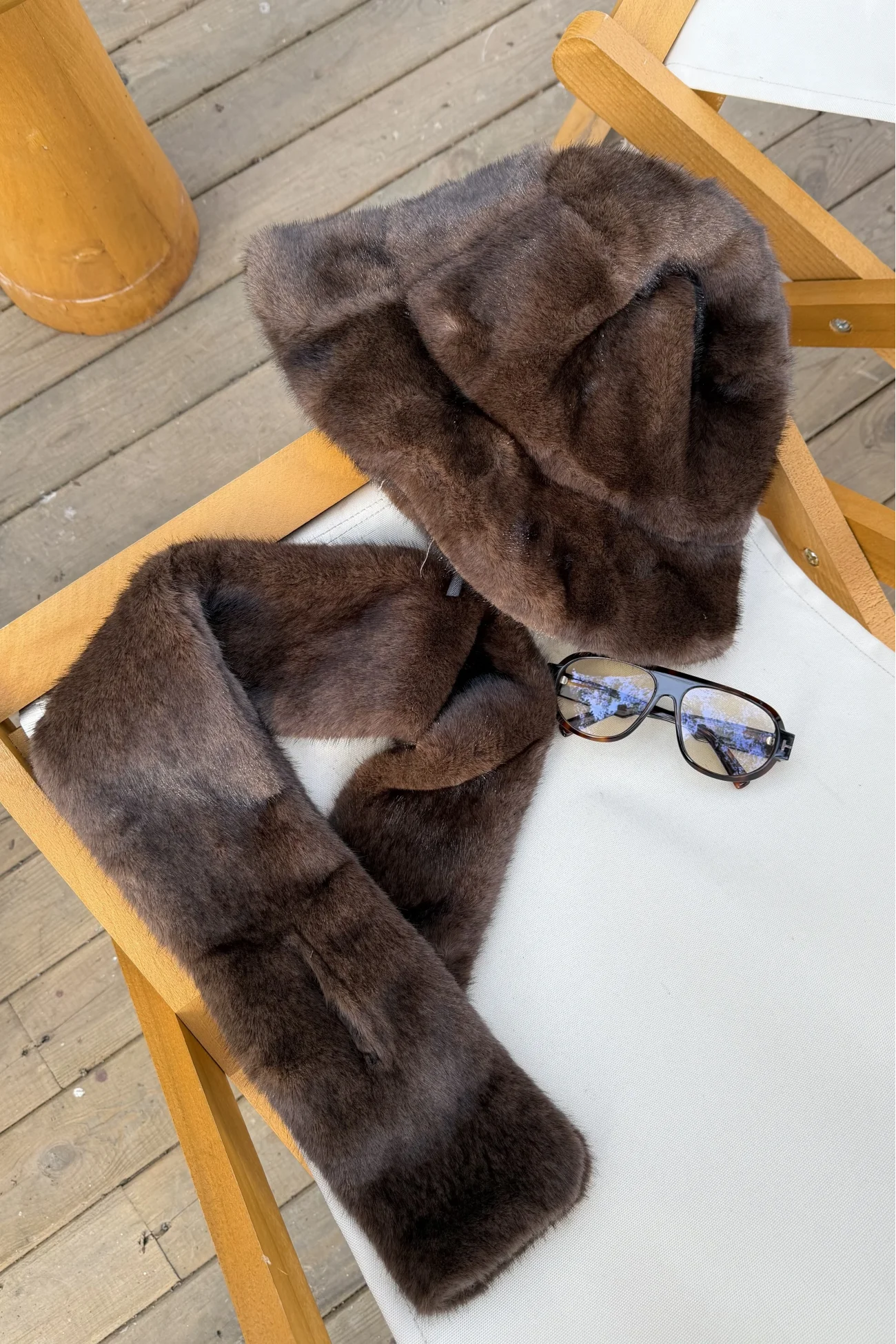 Kadın Kahve Peluş Bucket Şapka 594-14817