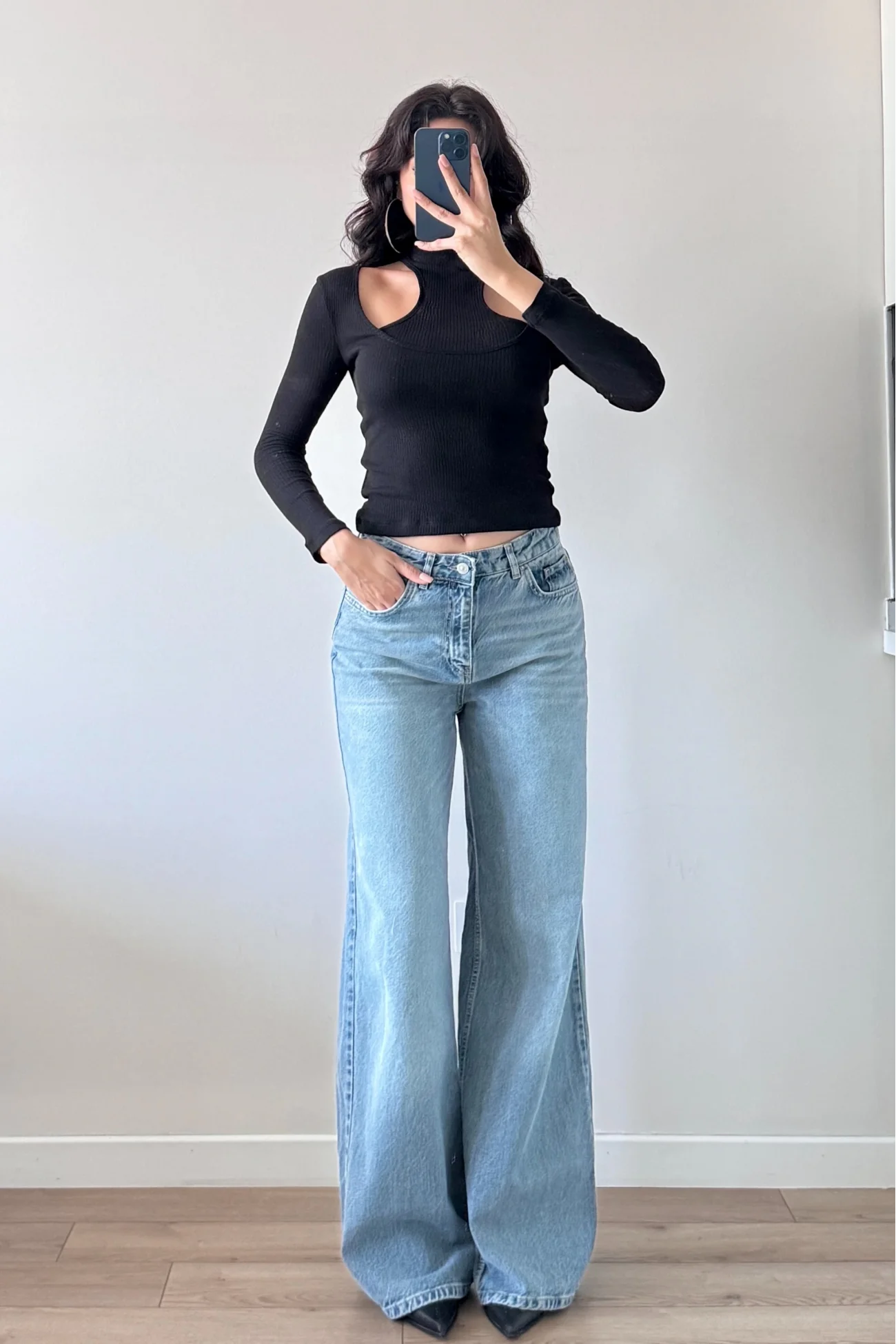 Kadın Siyah Bluz 1017-0552