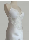 Velora Ekru Dantel & Saten 6’lı Gecelik Set
