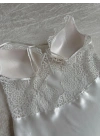 Ekru Güpür Detaylı Gecelik