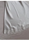 Ekru Güpür Detaylı Gecelik