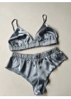 Mist Saten Bralet Takım