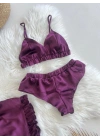 Mor 4lü Pijama Seti