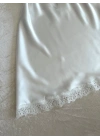 Ekru Güpür Detaylı Gecelik