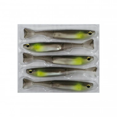 TokyoTackle Wiggle Real Fish Silikon Sahte Balık Yem 7.5cm 5li paket