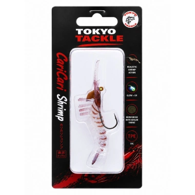 Tokyo Tackle CariCari Shrimp 5cm 3.7gr Baby Silikon Karides LRF Sahte Yem (Renk : TT004)