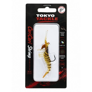 Tokyo Tackle CariCari Shrimp 5cm 3.7gr Baby Silikon Karides LRF Sahte Yem (Renk : TT027)