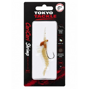 Tokyo Tackle CariCari Shrimp 5cm 3.7gr Baby Silikon Karides LRF Sahte Yem (Renk : TT044)