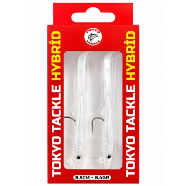 Tokyo Tackle Hybrid 2li Zargana Silikon Yem Seti 8.4gr 8.5cm   Color:Silver Pearl