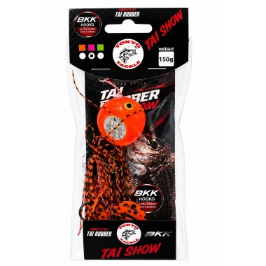 Tokyo Tackle Tai Show 150gr Tai Rubber Set Sahte Yem  Color:Orange