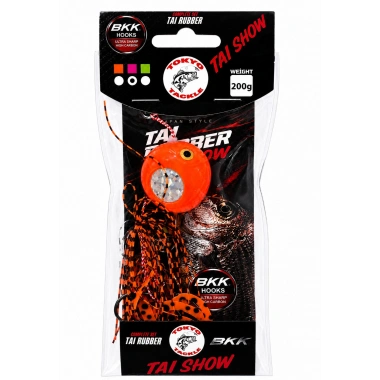 Tokyo Tackle Tai Show 200gr Tai Rubber Set Sahte Yem  Color:Orange