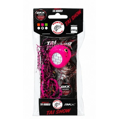 Tokyo Tackle Tai Show 200gr Tai Rubber Set Sahte Yem Color:Pink