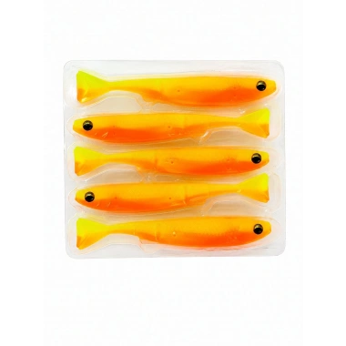 TokyoTackle Wiggle Real Fish Silikon Sahte Balık Yem 7.5cm 5li paket
