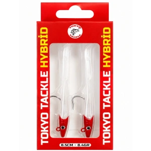 Tokyo Tackle Hybrid 2li Zargana Silikon Yem Seti 8.4gr 8.5cm   Color:RedHead White