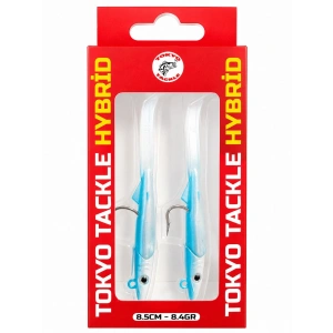 Tokyo Tackle Hybrid 2li Zargana Silikon Yem Seti 8.4gr 8.5cm   Color:Pearl Blue