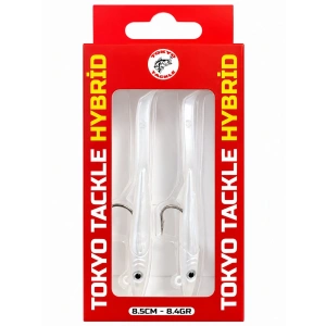 Tokyo Tackle Hybrid 2li Zargana Silikon Yem Seti 8.4gr 8.5cm   Color:Silver Pearl