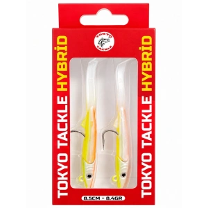 Tokyo Tackle Hybrid 2li Zargana Silikon Yem Seti 8.4gr 8.5cm  Color:Orange Lemon