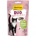 GimCat Duo Soft Snacks Kümes Hayvanı ve Kuzu Etli Yumuşak Kedi Ödülü 50 gr