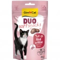 GimCat Duo Soft Snacks Sığır Etli ve Peynirli Yumuşak Kedi Ödülü 50 gr