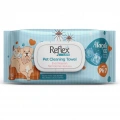 Reflex Care Evcil Hayvanlar için Alaçatı Ice Kokulu Temizleme Havlusu 50 Adet