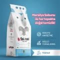 Toi Moi Topaklanan,Tozsuz,Hijyenik Marsilya Sabunlu Bentonit Kedi Kumu 10 lt