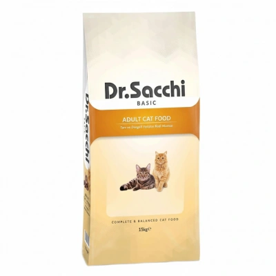 Dr. Sacchi Basic Tavuklu Yetişkin Kedi Maması 15 kg