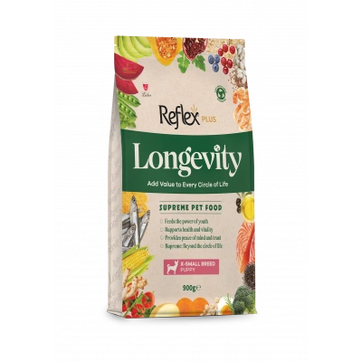 Reflex Plus Longevity Çok Küçük Irk Yavru Köpek Maması 900 gr