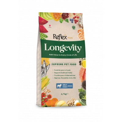 Reflex Plus Longevity Mini Ve Küçük Irk Yavru Köpek Maması 1700 gr