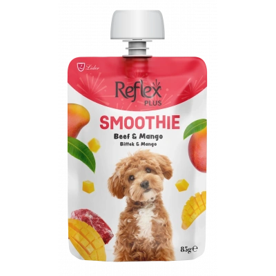 Reflex Plus Smoothie Biftekli Ve Mangolu Yetişkin Köpek Sıvı Ödül Maması 85 gr