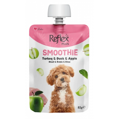 Reflex Plus Smoothie Hindi Etli, Ördekli Ve Elmalı Yetişkin Köpek Sıvı Ödül Maması 85 gr