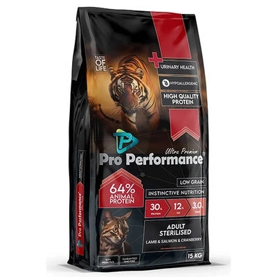 Pro Performance Kuzu & Karides & Somonlu Kısırlaştırılmış Kedi Maması 15 kg