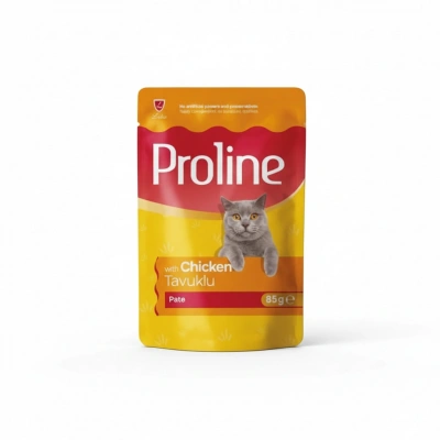 Proline Pouch Pate Tavuklu Yetişkin Kedi Maması 85 gr