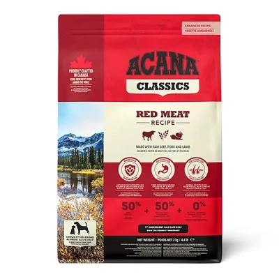 Acana Classics Red Kuzulu ve Sığırlı Tahılsız Köpek Maması 2 Kg
