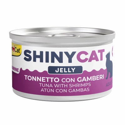 Shinycat Jöle İçinde Ton Balıklı ve Karidesli Kedi Konservesi 70 gr