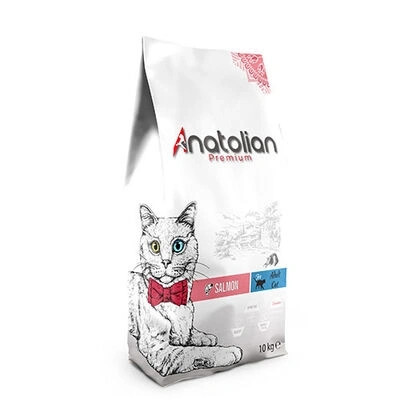 Anatolian Premium Somon Etli ve Pirinçli Yetişkin Kedi Maması 10kg