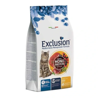 Exclusion Monoprotein Sığır Etli Düşük Tahıllı Yetişkin Kedi Maması 12 kg