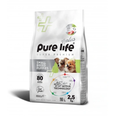 Pure Life Plus Kuzulu Küçük Irk Yavru Köpek Maması 2.5kg