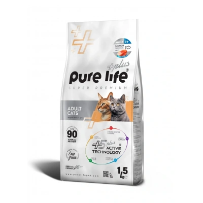 Pure Life Plus Somonlu Yetişkin Kedi Maması 1.5kg