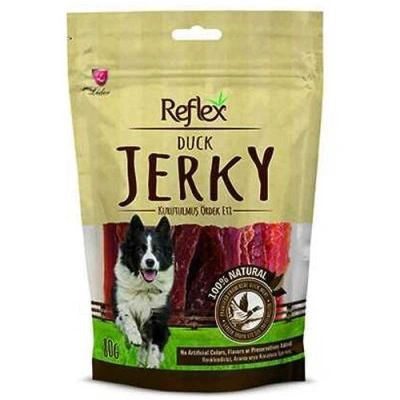 Reflex Kurutulmuş Ördek Eti Şeritleri Köpek Ödül Maması 80 gr