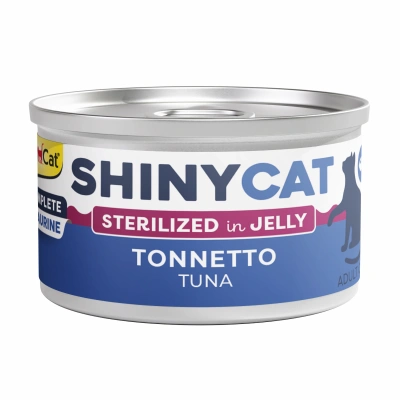 Shinycat Jöle İçinde Ton Balıklı Konserve Kısırlaştırılmış Kedi Maması 70 gr