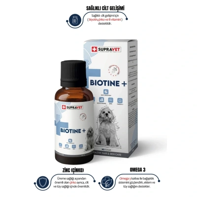 Supravet Biotine Dog Extra Deri Ve Tüy Sağlığı Damlası