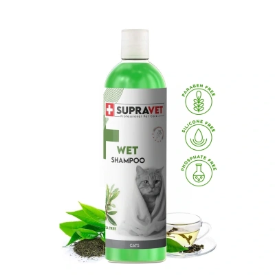Supravet Çay Ağacı Özlü Kedi Şampuanı 200 ml