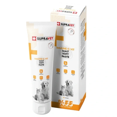 Supravet Kedi ve Köpek Bağışıklık Güçlendirici Immune C Malt Paste 100 gr